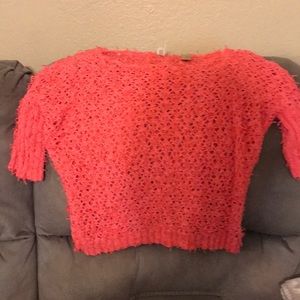 Buckle brand factory distressed/frayed knit top